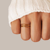 Eloura™ Infinity Loop – Gold Ring