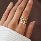 Eloura™ Gold Leaf Ring