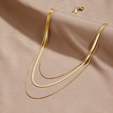 Eloura™ Multi-Layered Gold Chain Necklace