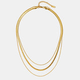 Eloura™ Multi-Layered Gold Chain Necklace