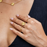 Eloura™ Golden Clover Ring