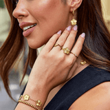 Eloura™ Golden Clover Ring