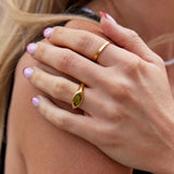 Eloura™ Green Arizona Crystal Ring