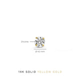 Eloura™ Gold Stone Stud Earrings