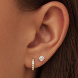 Eloura™ Gold Stone Earrings Set