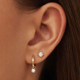 Eloura™ 14K Gold Stone Earrings Set
