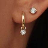 Eloura™ 14K Gold Stone Earrings Set