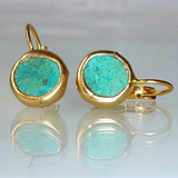 Eloura™ Gold Earrings with Turquoise