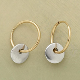 Eloura™ Gold & Silver Plated Hoops