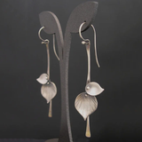 Eloura™ Silver Leaf Vintage Earrinags