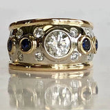 Eloura™ Vintage Gold Inlay Zirconia Ring