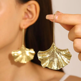 Eloura™ Vintage Golden Petal Earrings