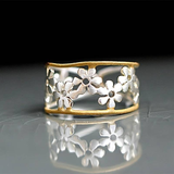 Eloura™ Irregular Daisy Ring
