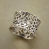 Eloura™ Vintage Silver Hollow Ring