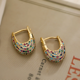 Eloura™ Elegant Earrings with Colourful Crystals