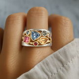 Eloura™ Vintage Colourful Zirconia Ring