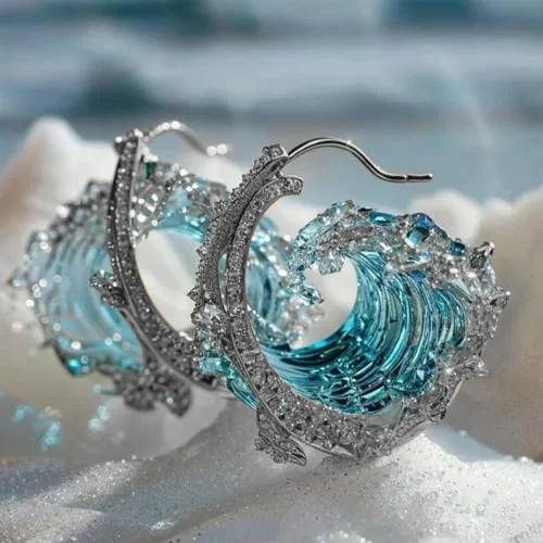 Eloura™ Aqua Embrace Earrings