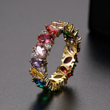 Eloura™ Vintage Ring with Coloured Zircon