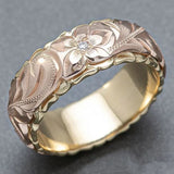 Eloura™ Vintage Rose Gold Flower Ring