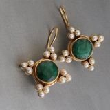 Eloura™ Vintage Pearl Earrings