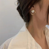 Eloura™ Vintage Pearl Hoops
