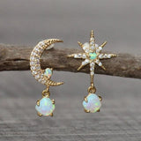 Eloura™ Crystal Star Drop Earrings