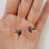 Eloura™ Colibri Enamel & Zirconia Earrings
