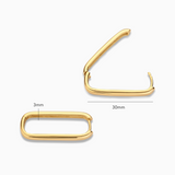 Eloura™ 18K Gold Large Hoop Earrings