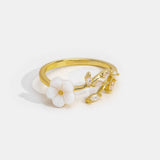 Eloura™ White Flower Ring