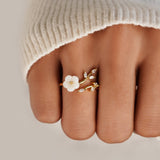 Eloura™ White Flower Ring
