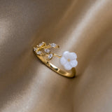 Eloura™ White Flower Ring
