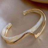 Eloura™ White Opal Elegant Gold Bracelet